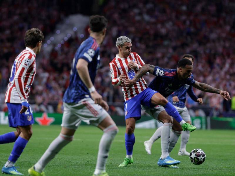 Atlético de Madrid salva un empate ante el Arsenal en la Champions League