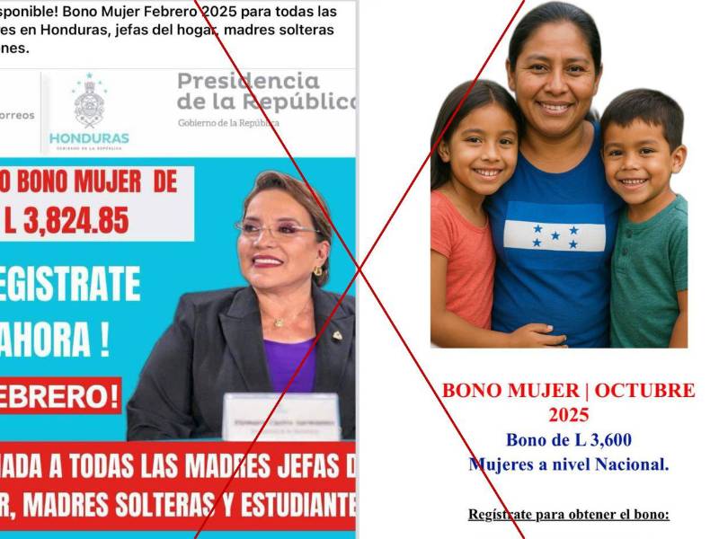 Con un monto superior a los tres mil lempiras estas páginas de estafa buscar persuadir a los usuarios.