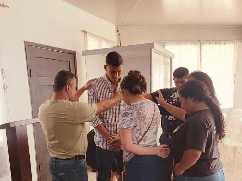 Onan Rodríguez es muy entregado a la iglesia y agradeció a Dios por su fichaje por el Olimpia.