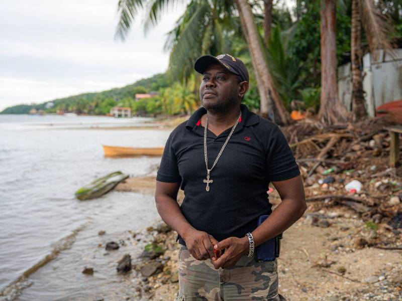 Omar Martínez (48), presidente del patronato de Punta Gorda.