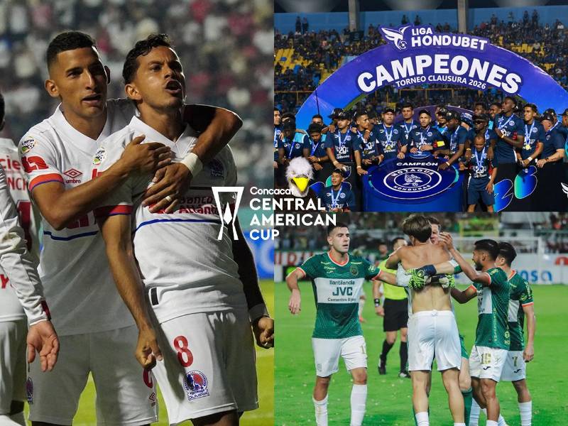 Olimpia, Motagua y Marathón son los representantes de Honduras en la Copa Centroamericana 2026.