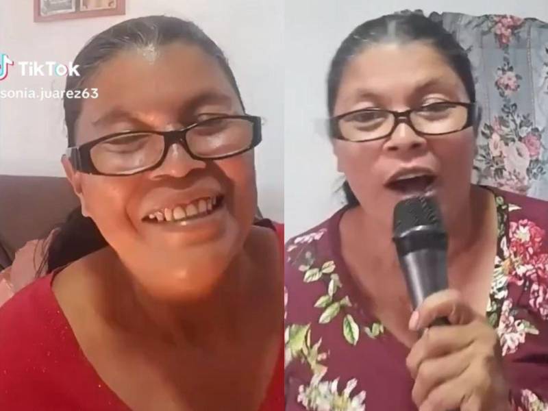 Sonia Juáres sube contenido a su cuenta de TikTok cantando alabanzas motivacionales con ritmos movidos, lo que le ha permitido conseguir más de 900 mil seguidores en esta red social.