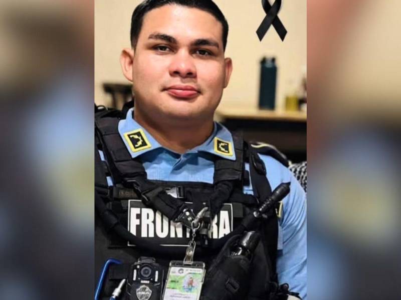 Fotografía del agente Luis Fernando Hernández García en vida.
