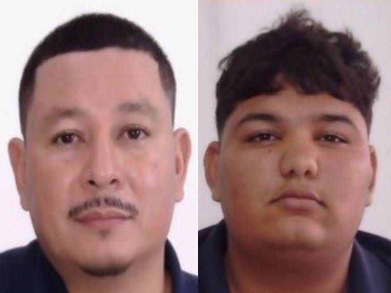 Eli Nahúm Guerra y Jeffry Guardado Herrera, sospechosos de haber participado en el enfrentamiento en que murieron cinco agentes de la Dipampco en Corinto, Omoa, Cortés.