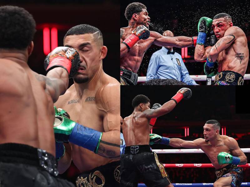 Así fue la pelea que Teófimo López perdió contra Shakur Stevenson, que se llevó el título de peso superligero de la OMB. ¡Imágenes de la pelea en el Madison Square Garden.