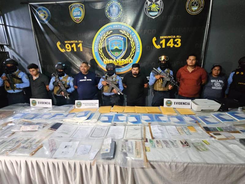 La Dipampco desarticuló la red de falsificadores de billetes llamada Banda G5 al capturar a seis de sus integrantes.