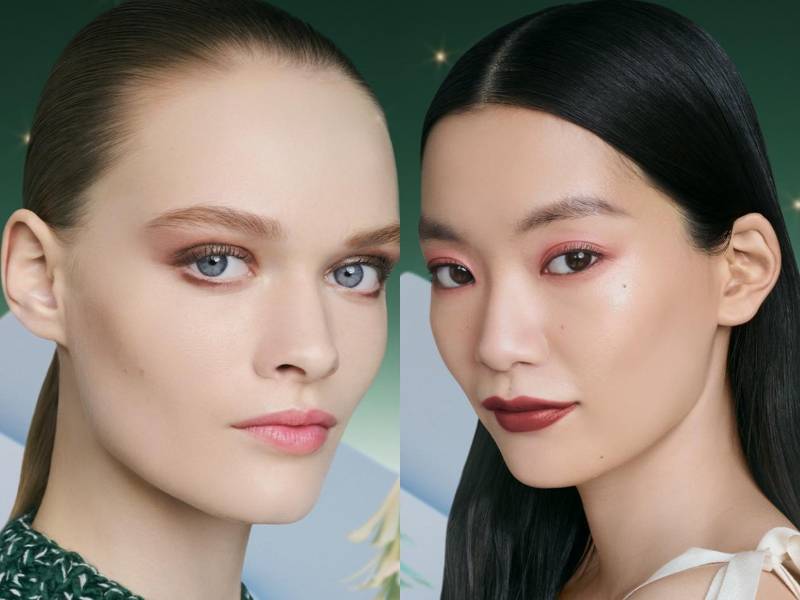 Las propuestas concentran la atención en una parte del rostro para huir del efecto recargado. El “glacial look” se inspira en tonalidades frías y brillantes para adaptarlas al maquillaje.