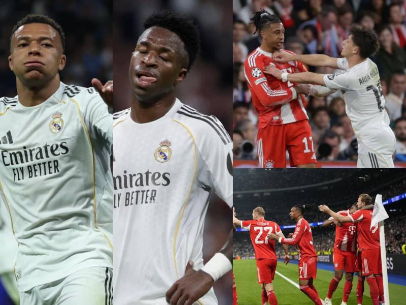 El Real Madrid vs Bayern Múnich por la ida de cuartos de final de Champions League dejó curiosas imágenes. Los blancos lo perdieron 1-2 en casa.