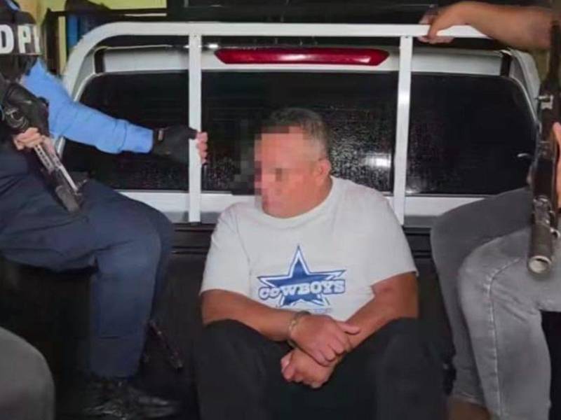 La detención se llevó a cabo en el municipio de Olanchito, Yoro.