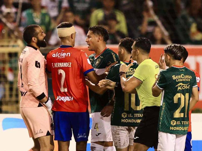 Marathón y Olimpia igualaron 2-2 en una intensa final de ida en el Estadio olímpico y así reaccionó la prensa hondureña.