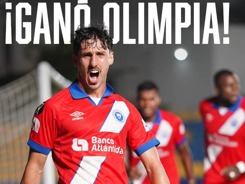 El uruguayo Imanol Enríquez marcó su primer gol con la camiseta del Olimpia.