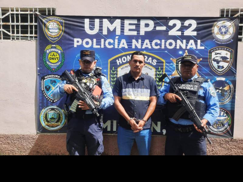 La detención se hizo en el municipio de Naranjito, Santa Bárbara.