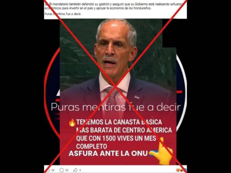 Captura de pantalla a una publicación de Facebook hecha el 24 de septiembre de 2026.