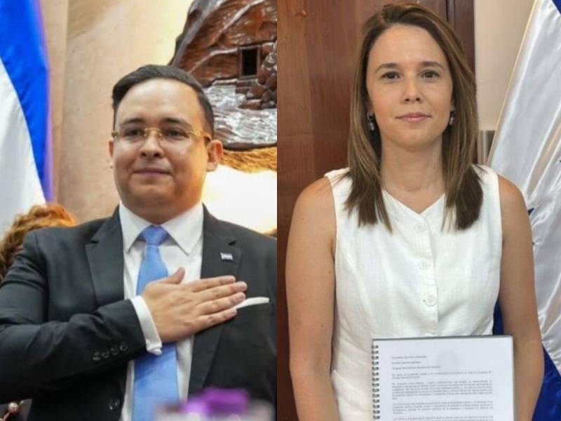 Aixa Gabriela Zelaya y Eduardo Enrique Fuentes asumen como consejeros interinos en el CNE tras licencias de Ana Paola Hall y Cossette López.