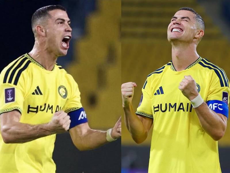 Golazo de Cristiano Ronaldo en triunfo del Al Nassr vs Neftchi Fargonza en la Champions de Asia y se aleja de Messi en la meta de llegar a los 1.000 goles.