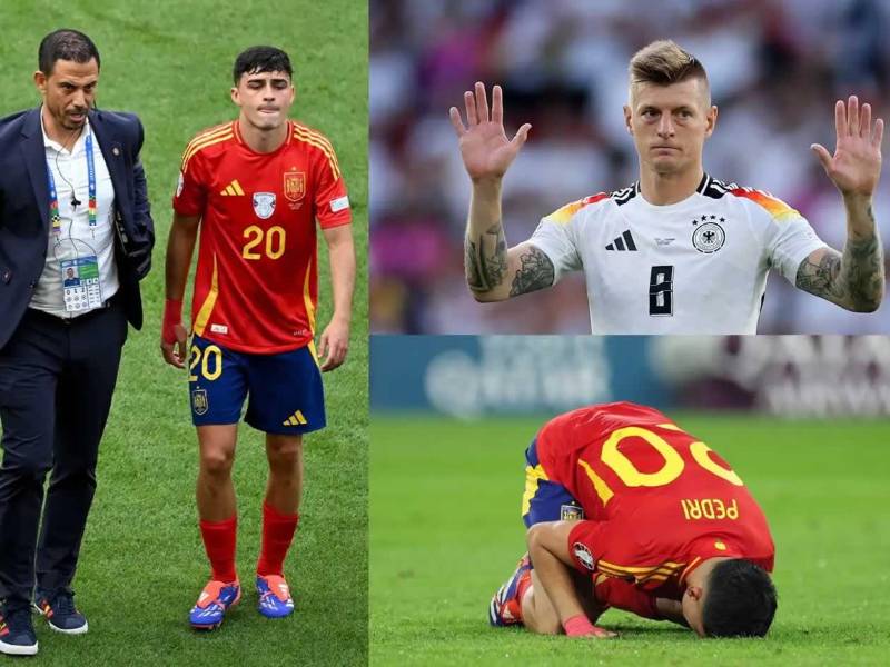 Kroos lesionó a Pedri en la Eurocopa 2024 y luego le pidió disculpas en una carta de despedida del fútbol cuando se retiró.
