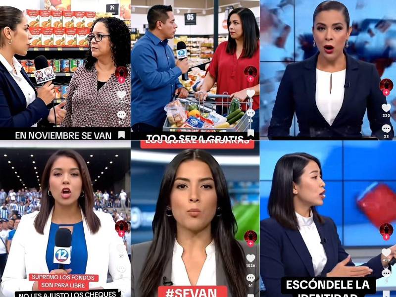 Esta cuenta de TikTok utiliza escenarios ficticios para generar periodistas creados con IA.