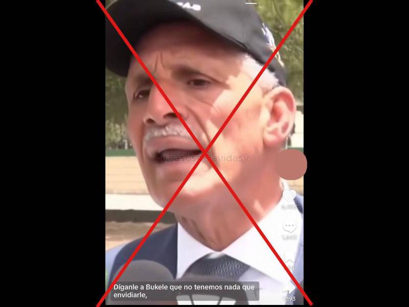 Captura de pantalla a una publicación de TikTok hecha el 21 de julio de 2026.