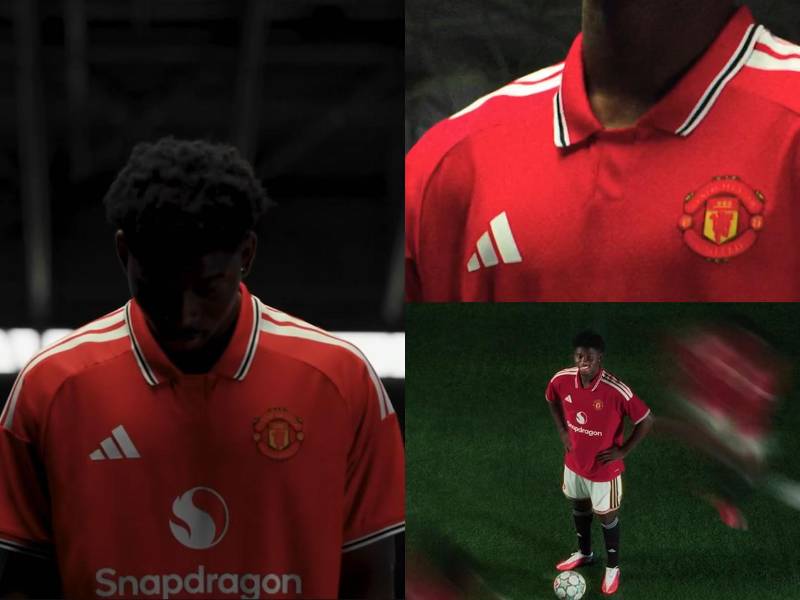Carlos Baleba ya fue presentado como nuevo jugador del Manchester United.