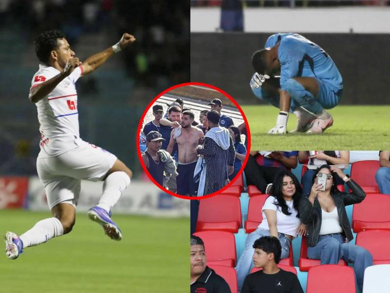 Las imágenes del caliente Clásico que ganó Olimpia (0-1) al Motagua que se manchó con el enfrentamiento entre las barras previo al inicio del partido en las afueras del estadio Nacional Chelato Uclés, dejando aficionados heridos.