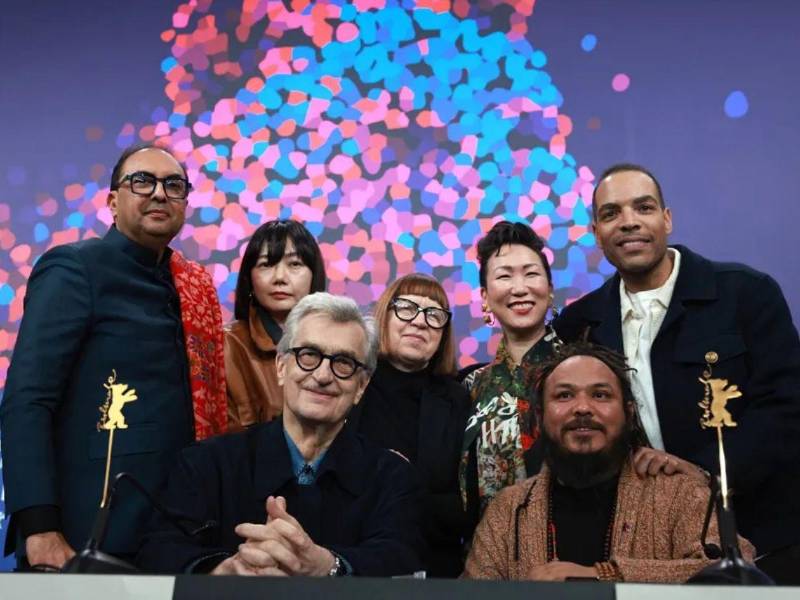 Foto de familia del jurado de la Berlinale, este jueves en Berlín.