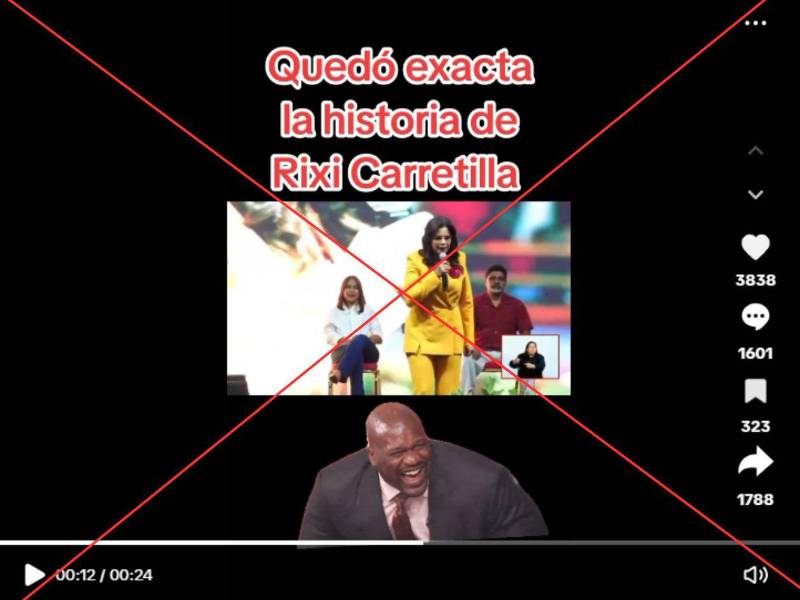 Captura de pantalla a una publicacion de TikTok hecha el 2 de junio de 2025.