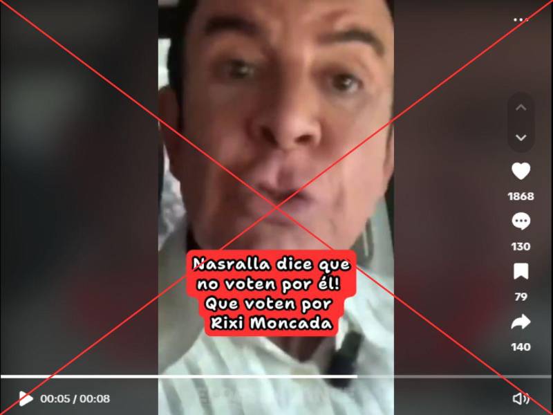Captura de pantalla a una imagen que circula en TikTok hecha el 9 de marzo de 2025.