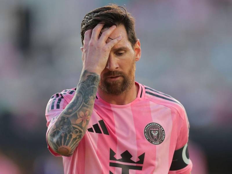 Messi se lamenta en la dolorosa derrota del Inter Miami ante Orlando City.