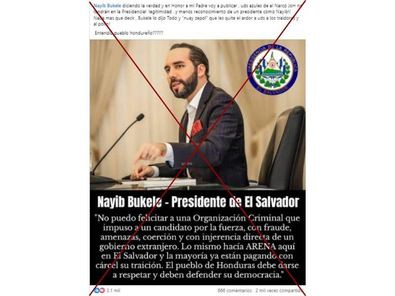 Captura de pantalla a una publicación de Facebook hecha el 27 de diciembre de 2025.