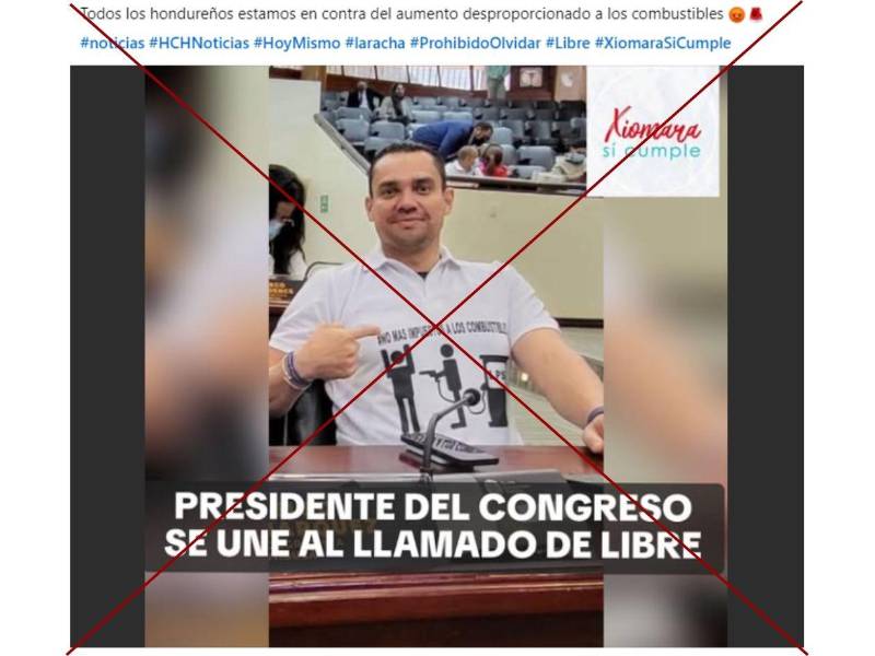 Captura de pantalla a una publicación de Facebook hecha el 18 de marzo de 2026.