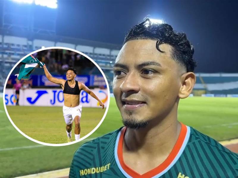 Alexy Vega reaccionó muy contento por sus golazos para el triunfo de Marathón contra el Platense.