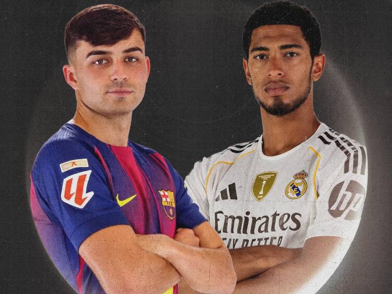 Pedri por Barcelona y Bellingham en Real Madrid, cerebros de ambos clubes.