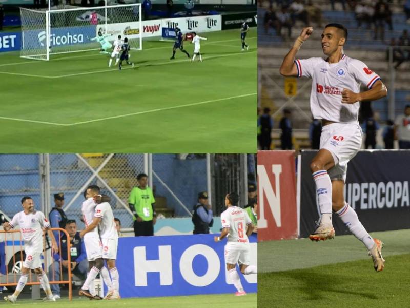 Emanuel Cuello anotó su primer gol con la camiseta del Olimpia.