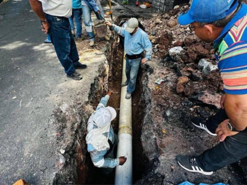 Las tuberías de más de 60 años contribuyen a que Tegucigalpa pierda 40% del agua que entra al sistema.