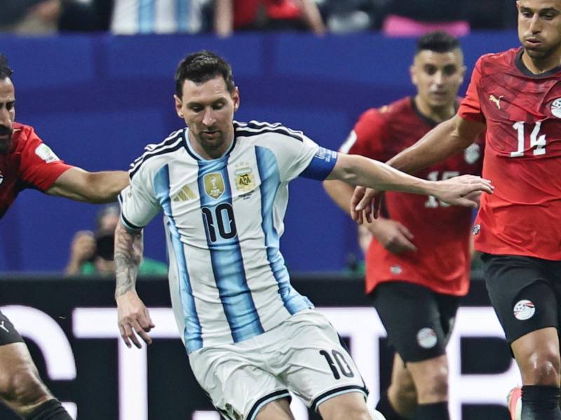 Lionel Messi ha marcado el empate en el Argentina vs Egipto.