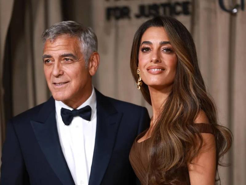 George y Amal Clooney en una foto de archivo.