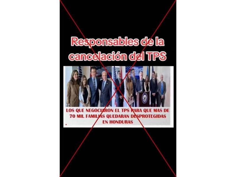 Captura de pantalla a una publicación de TikTok hecha el 8 de julio de 2025.