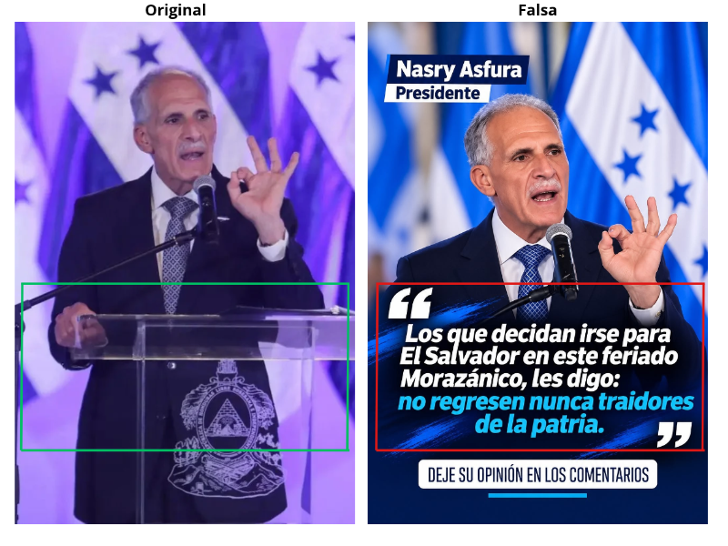Comparación entre la imagen original y la editada