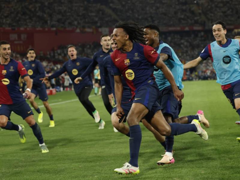 Koundé fue el héroe del Barcelona al marcar en la prórroga.