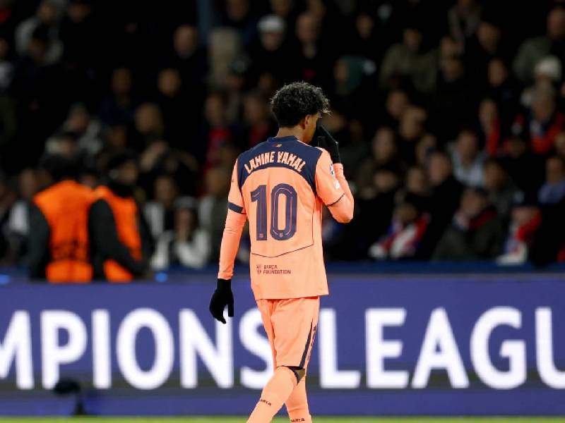 Lamine Yamal fue consciente de su error en el gol del PSG.