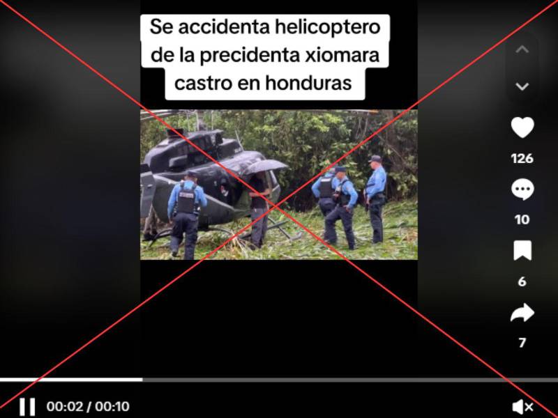 Captura de pantalla a una publicación de TikTok hecha el 26 de febrero de 2025.