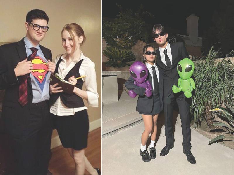 Looks de películas como Superman y Hombres de negro.