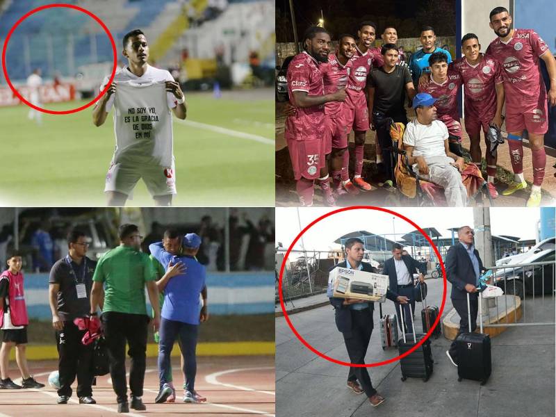 Las imágenes de los triunfos que lograron Olimpia (3-0) contra CD Choloma y Motagua, con remontada incluida, (1-2) frente al Juticalpa FC.