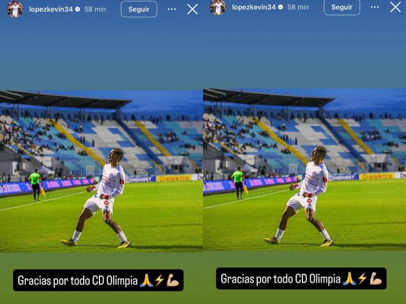 Mensaje de despedida de Kevin López en sus redes sociales.