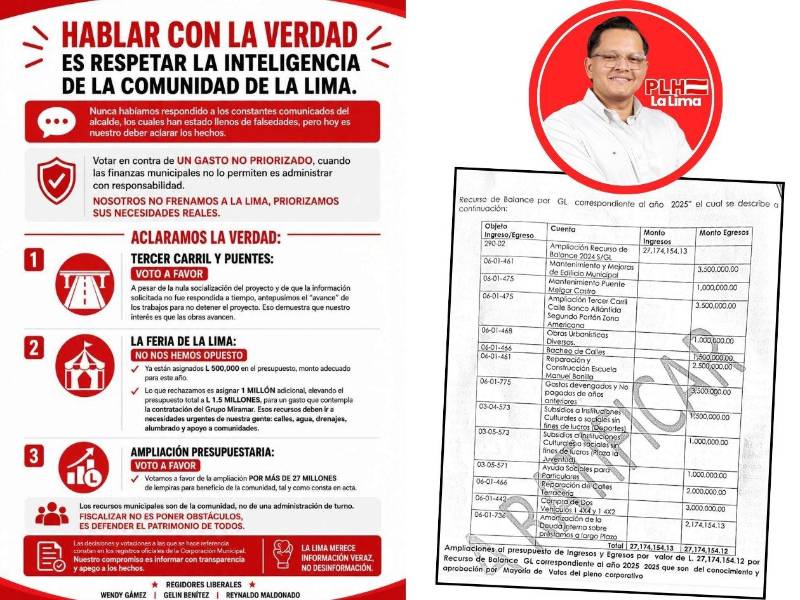 Feria, presupuesto y ChatGPT agitan guerra digital en alcaldía de La Lima