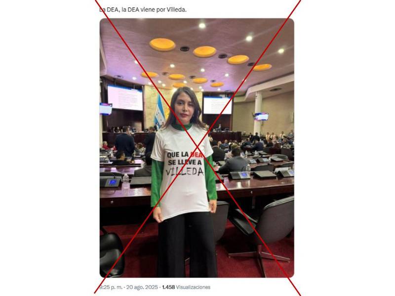 Captura de pantalla a una publicación de X hecha el 21 de agosto de 2025.