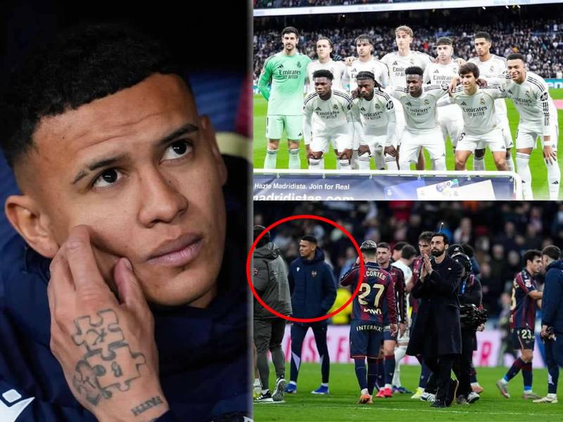 Kervin Arriaga asistió al Santiago Bernabéu con el Levante, pero no pudo jugar contra el Real Madrid. Sin embargo, el hondureño se llevó un tremendo e inesperado regalo de un crack del equipo merengue.