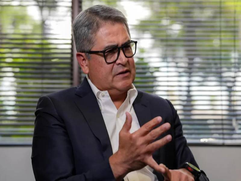 Fotografía de archivo del expresidente de Honduras (2014-2022), Juan Orlando Hernández. EFE/Alberto Boal.