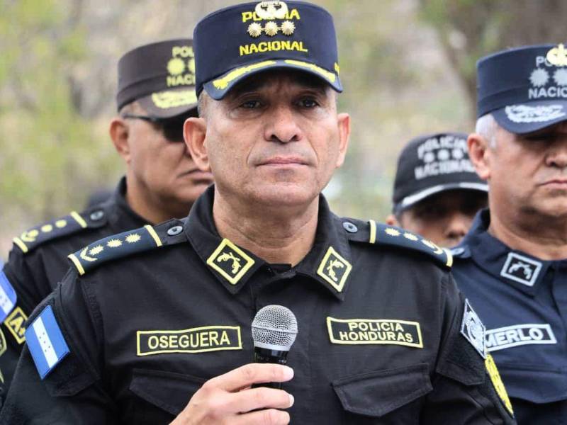 Rigoberto Oseguera Mass, director de la Policía Nacional.