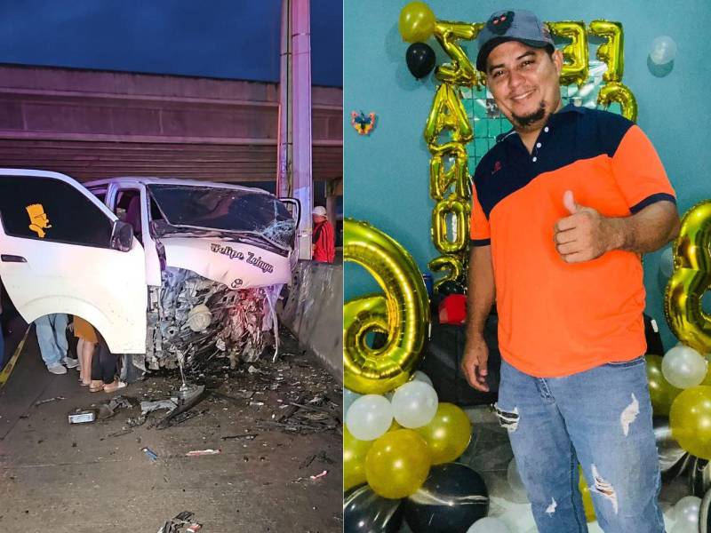 El accidente cobró la vida de un conductor identificado como Omar.